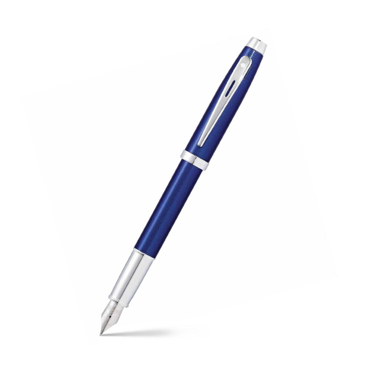 Sheaffer Gift 100 9371 Satin Blue With PVD Blue Trim Ballpoint Pen