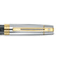 Sheaffer 300 Rollerball - Engraved Black with Chrome Cap and Gold Trims
