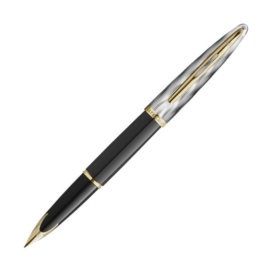 Waterman Carene Reflections of Paris Deluxe Fountain Pen - Black (Special Edition)