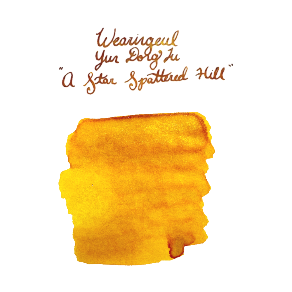 Wearingeul A Star Spattered Hill (30ml) Bottled Ink (Glistening)