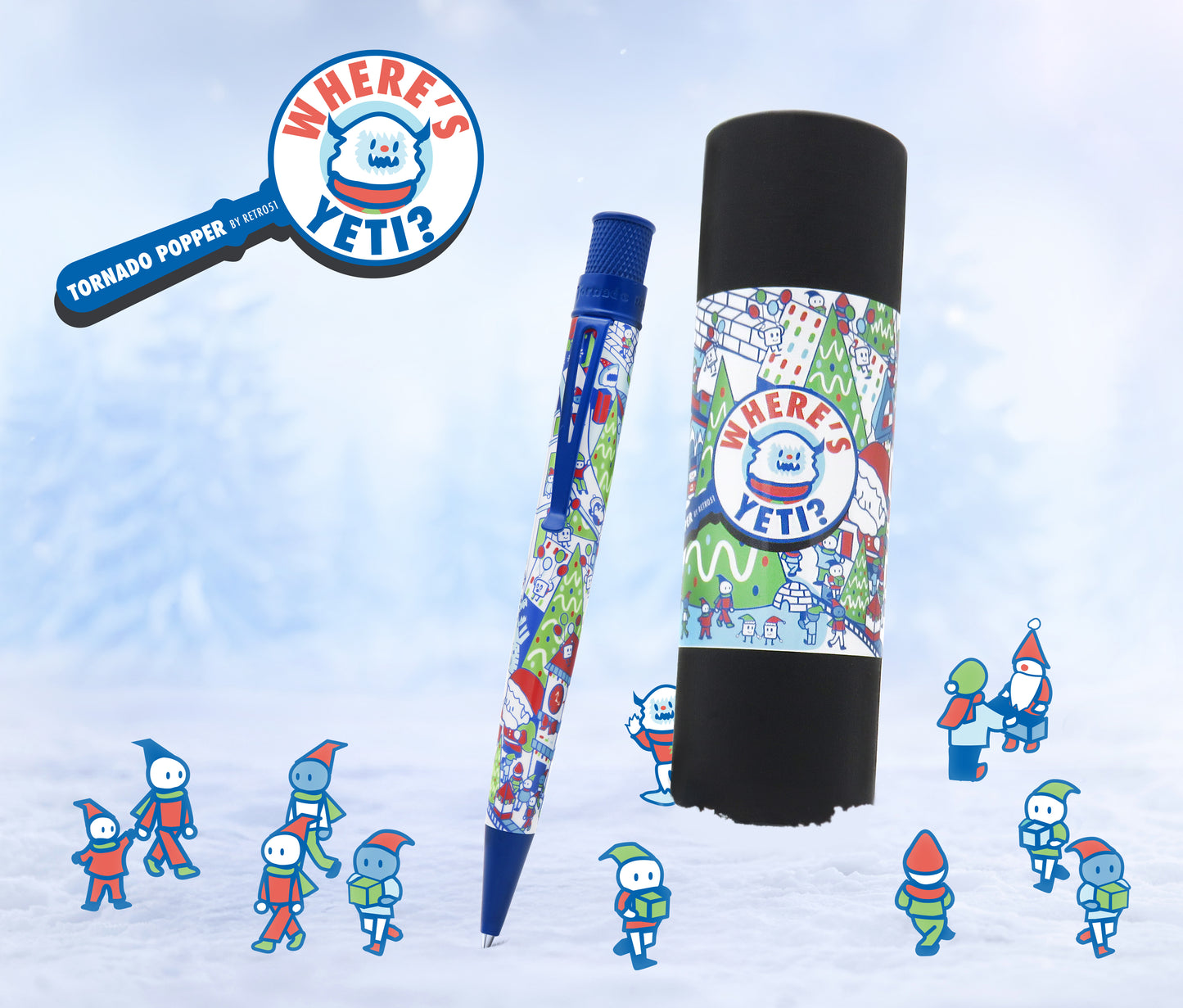 Retro 51 Tornado Popper Rollerball - Where's Yeti?