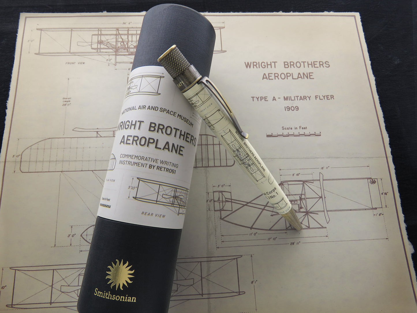 Retro 51 Tornado Rollerball - Wright Brothers Aeroplane (Smithsonian)