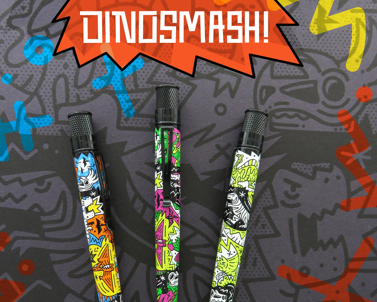 Retro 51 Tornado Popper Rollerball - Dino Smash (Assorted) - Sealed