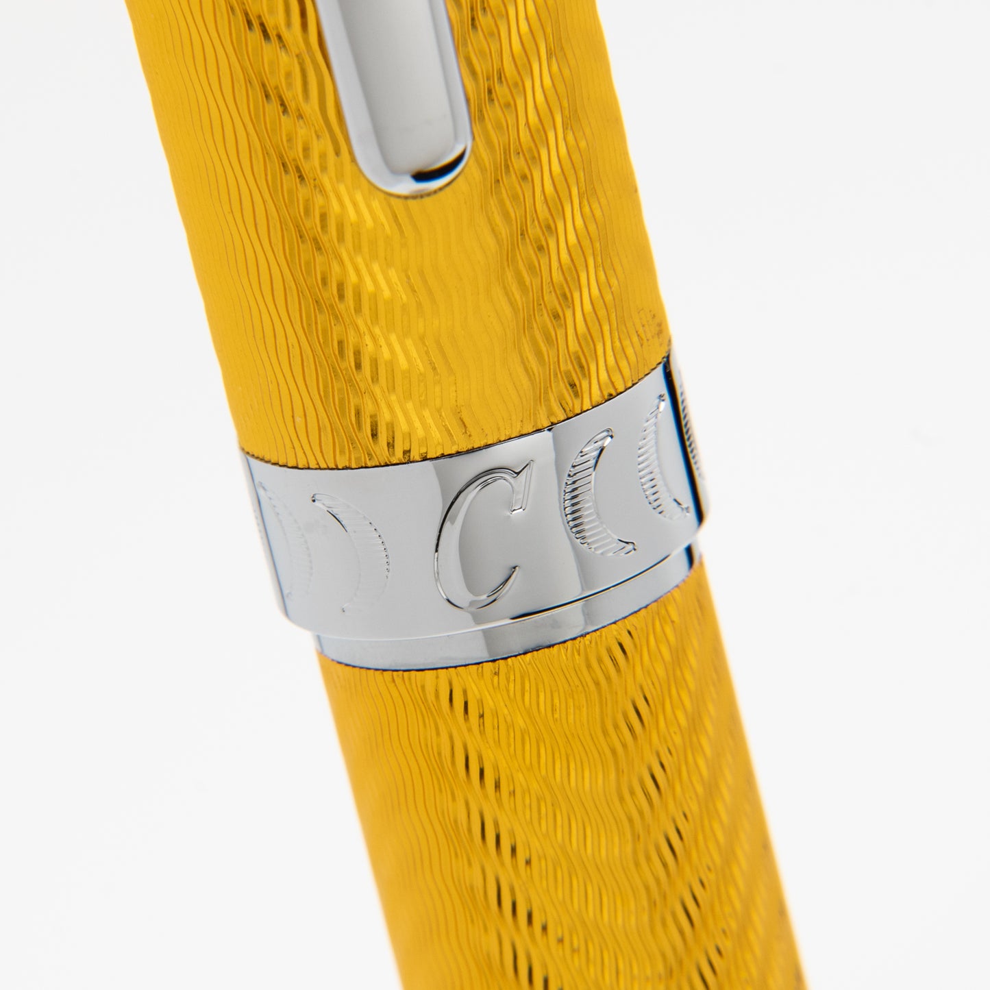 Conklin Herringbone Signature Rollerball - Yellow (Discontinued)