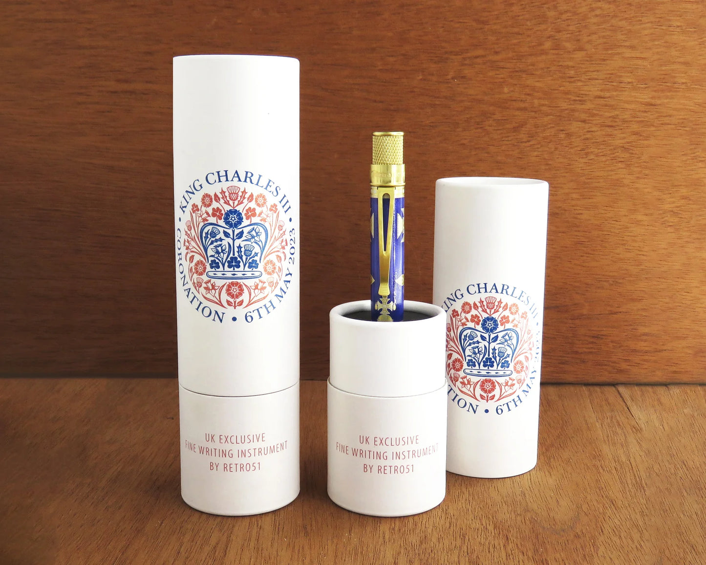 Retro 51 Collection Tornado Rollerball - King Charles Coronation (UK Exclusive) - Sealed