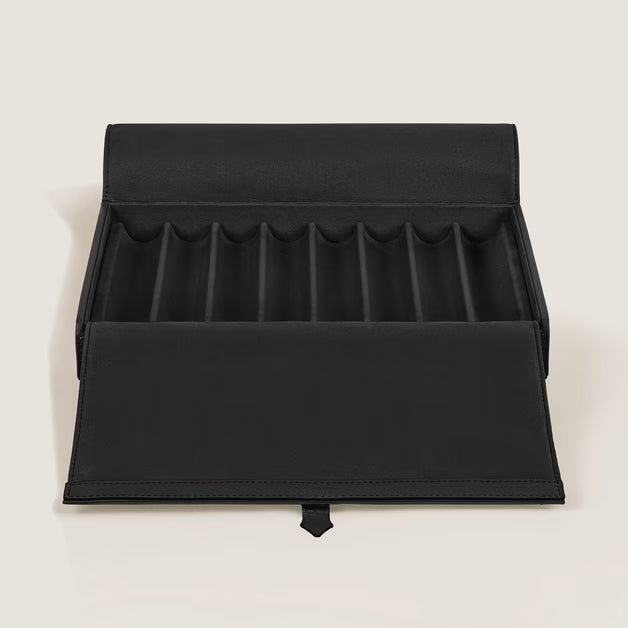 Montblanc Grain Leather 8-Slot Travel Box - Black