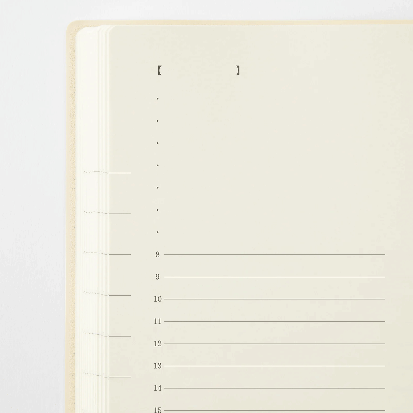 Midori 2027 MD Product Notebook Diary 1 Day 1 Page - A5 Size