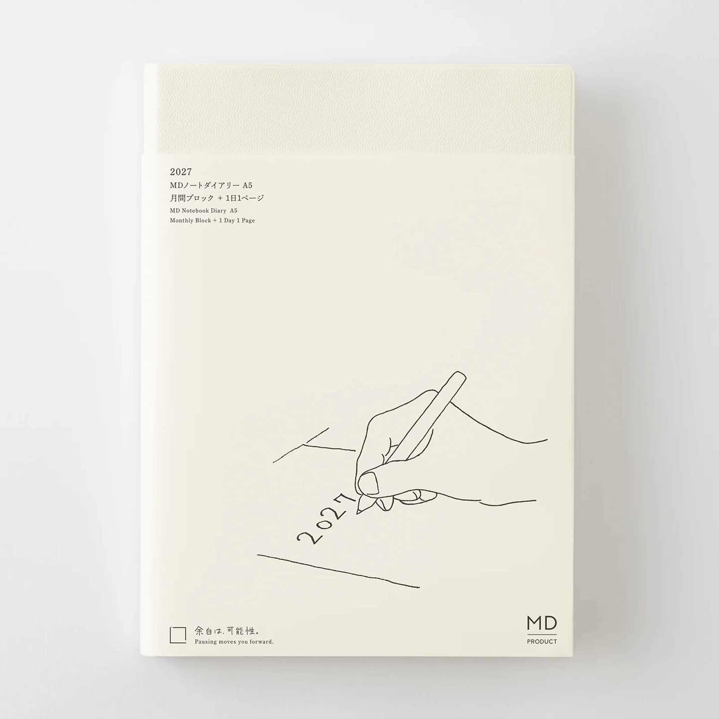 Midori 2027 MD Product Notebook Diary 1 Day 1 Page - A5 Size