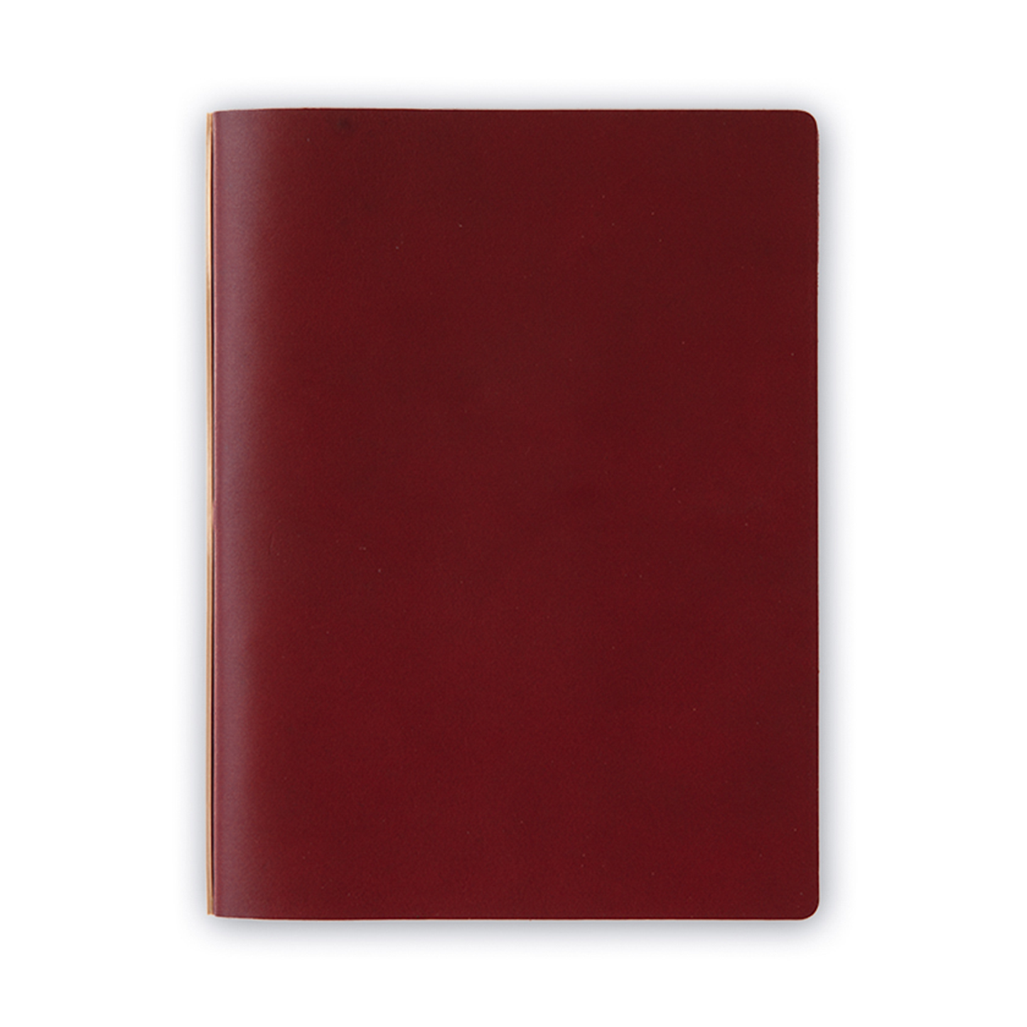 PLOTTER A5 Size Liscio 6-Ring Leather Binder - Red Brown (Limited Edition BOX)