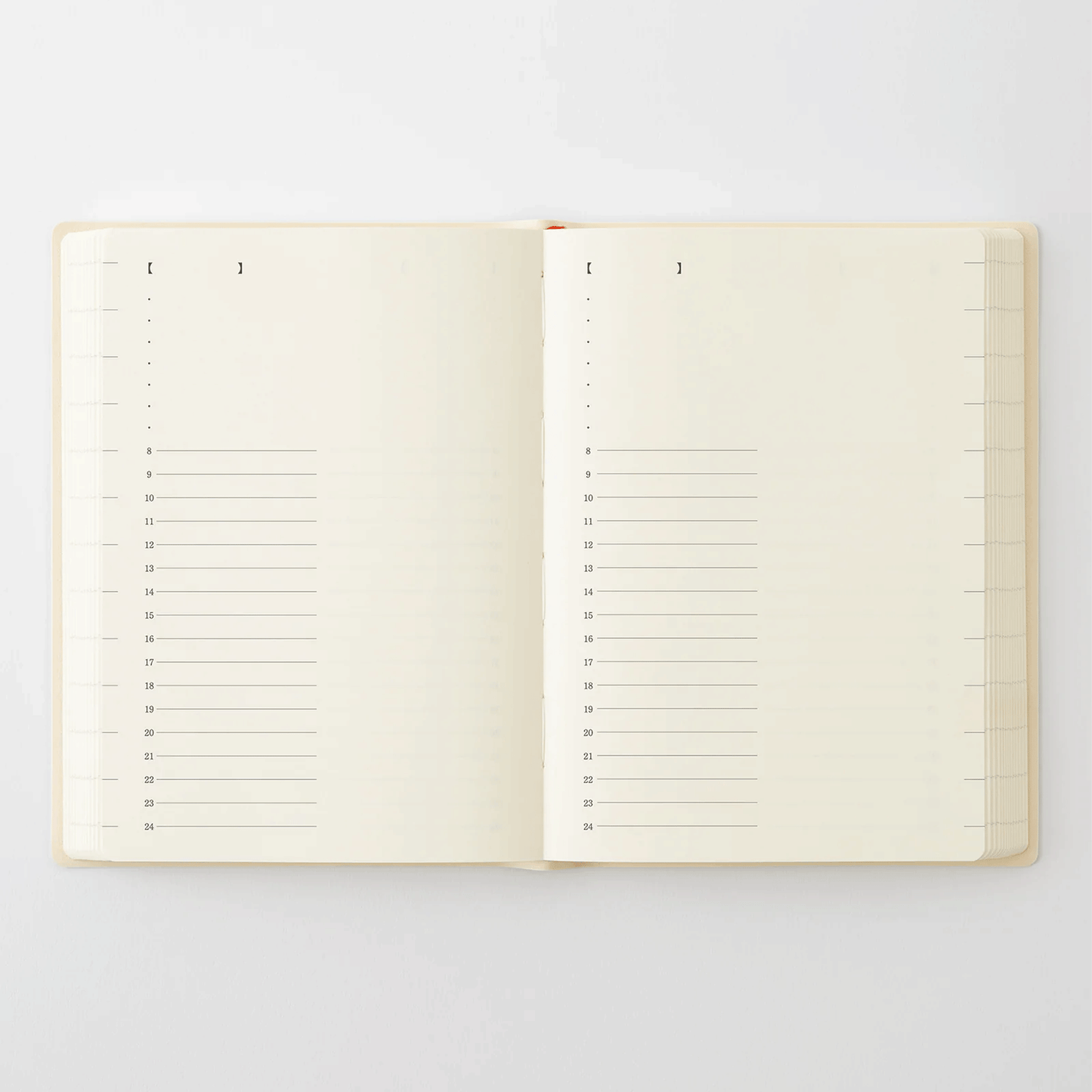 Midori 2027 MD Product Notebook Diary 1 Day 1 Page - A6 Size