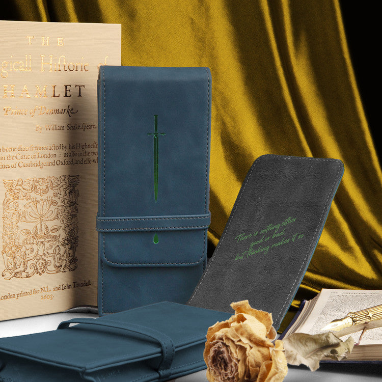 Wearingeul 3 Pen Leather Pouch - Hamlet