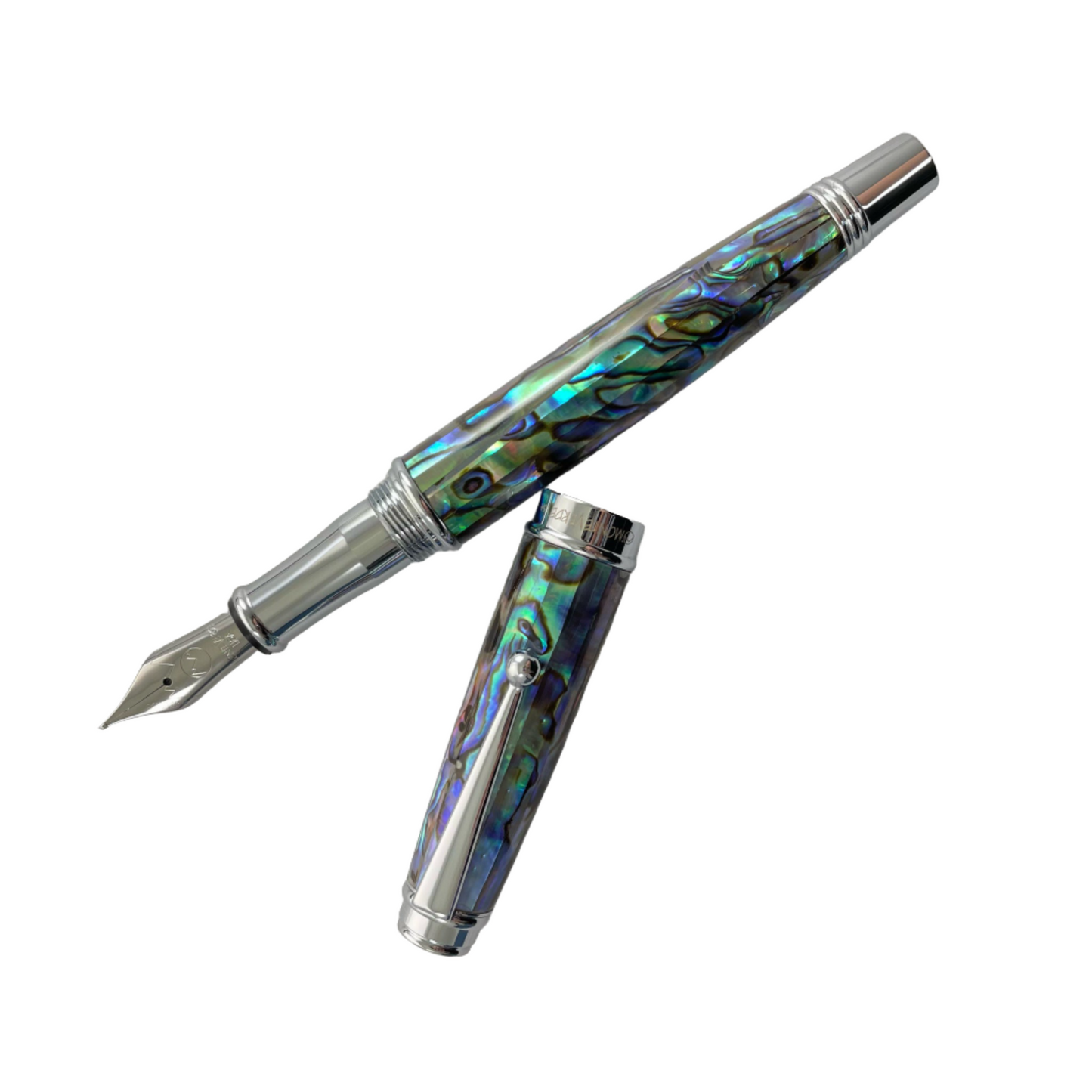 Monteverde Invincia Deluxe Fountain Pen - Abalone with Chrome Trim (Limited Edition) (Discontinued)