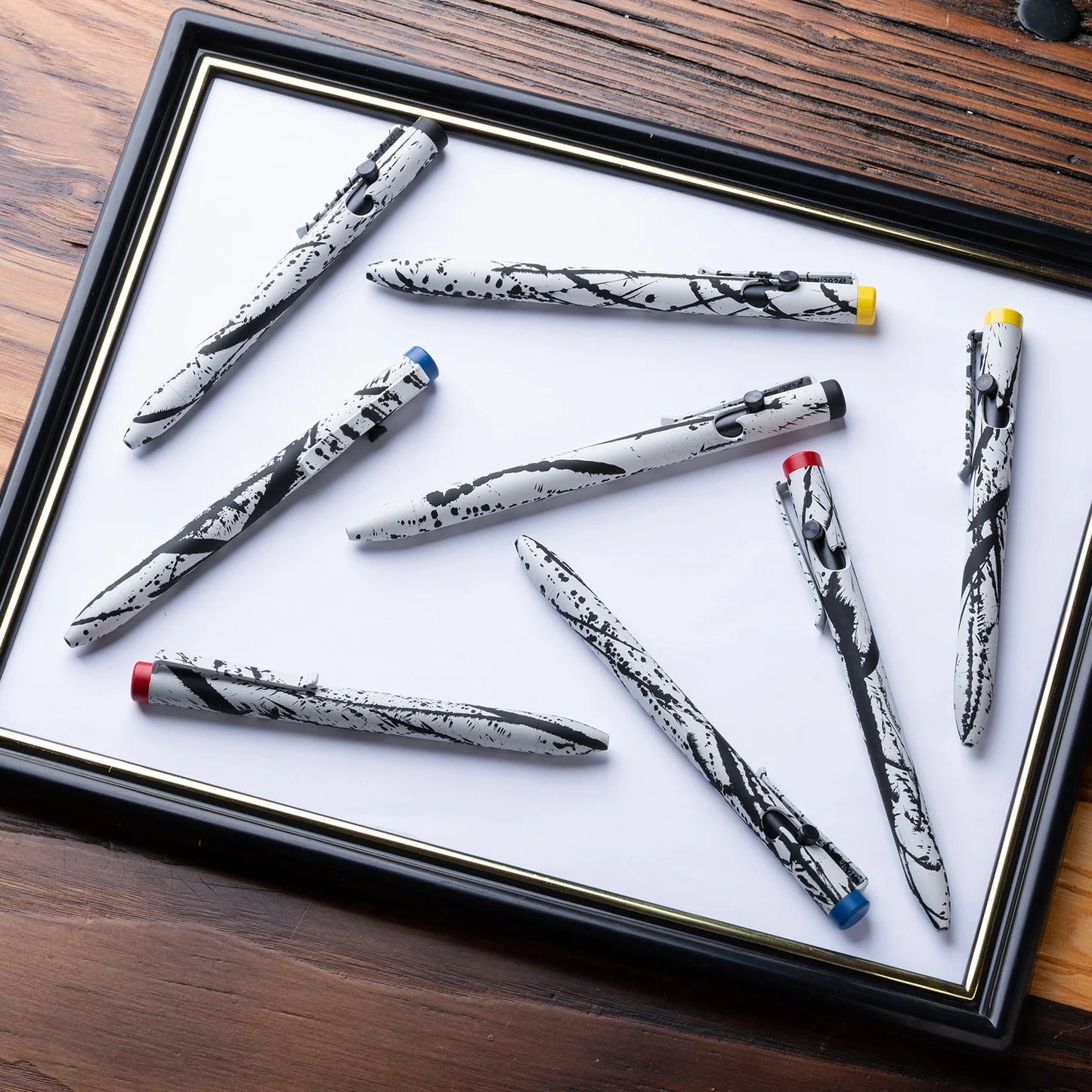Tactile Turn Standard Abstract Bolt Action Pen - Black (Seasonal - Limited Edition)