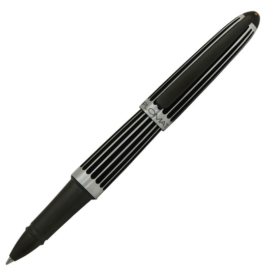 Diplomat Aero Rollerball - Black Stripes