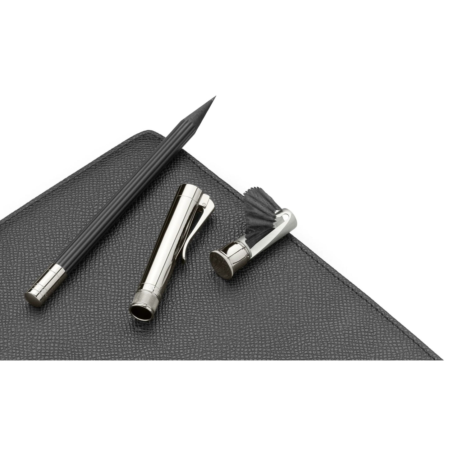 Graf von Faber-Castell Perfect Pencil - Black and Platinum Plated Trim