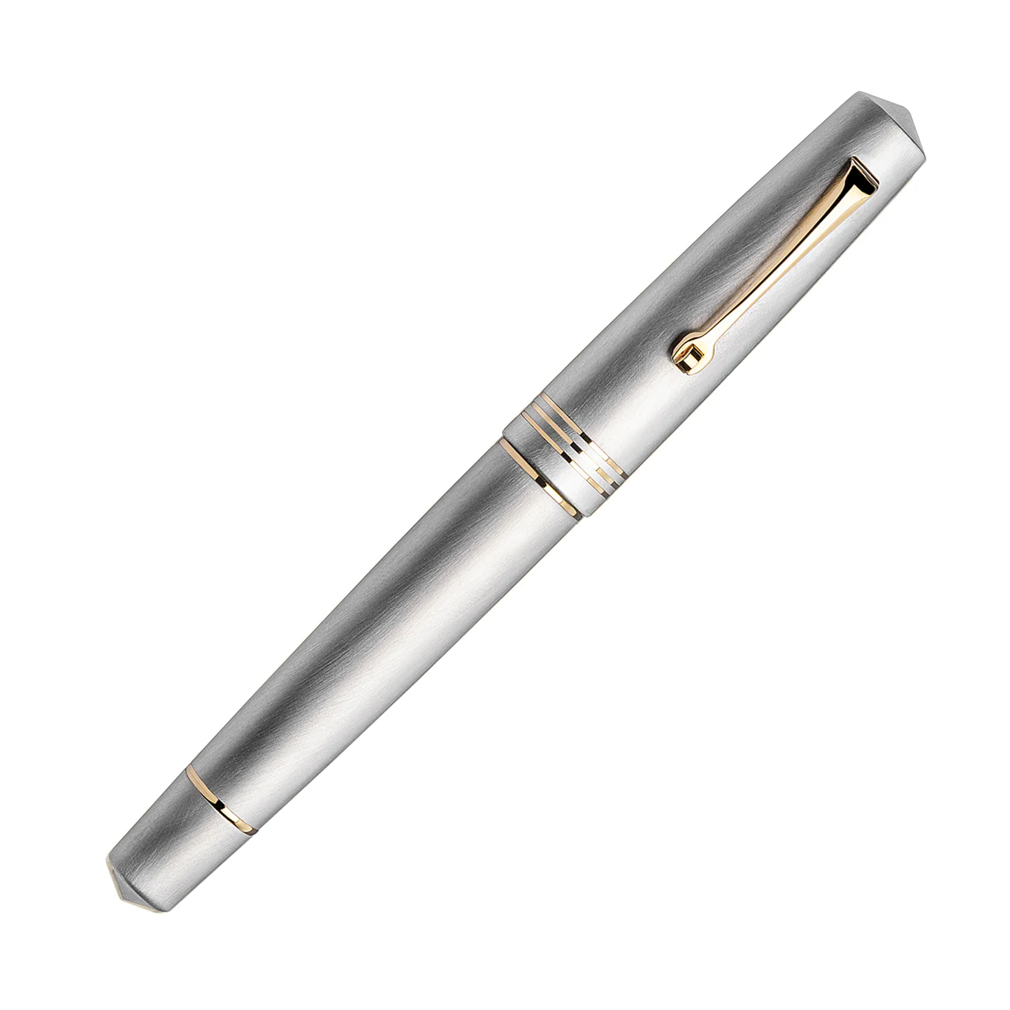 Leonardo Momento Zero Fountain Pen - Alumina - Gold Trim (Numbered Edition)