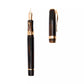 Pineider Antichi Materiali Ruffles Gold Fountain Pen Rosegold Trim