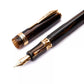 Pineider Antichi Materiali Ruffles Gold Fountain Pen Rosegold Trim
