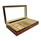 Lacquered 12 Pen Box - Brown