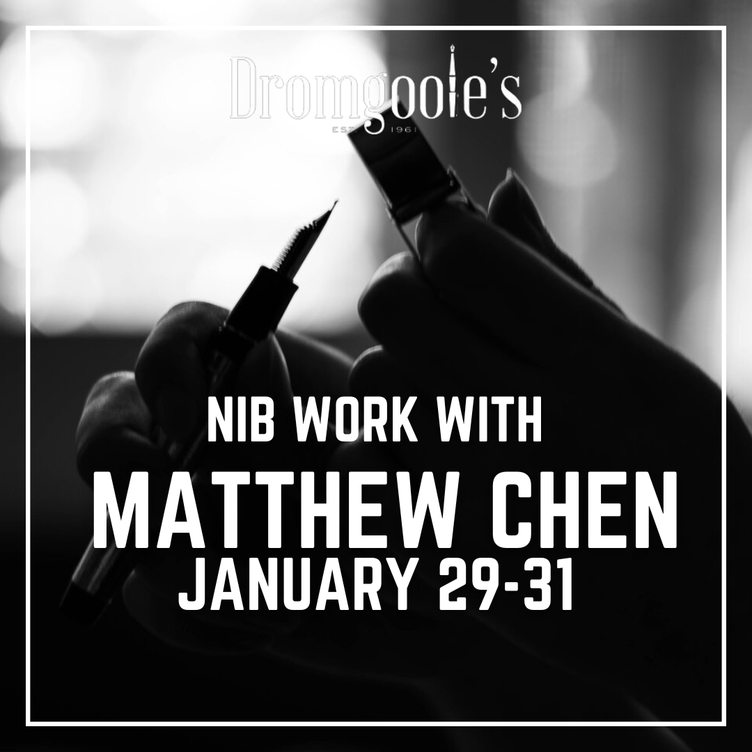 Matthew Chen Nib Grinding Event January 29-31