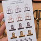 Sarica Studio Stickers - Clips & Pins