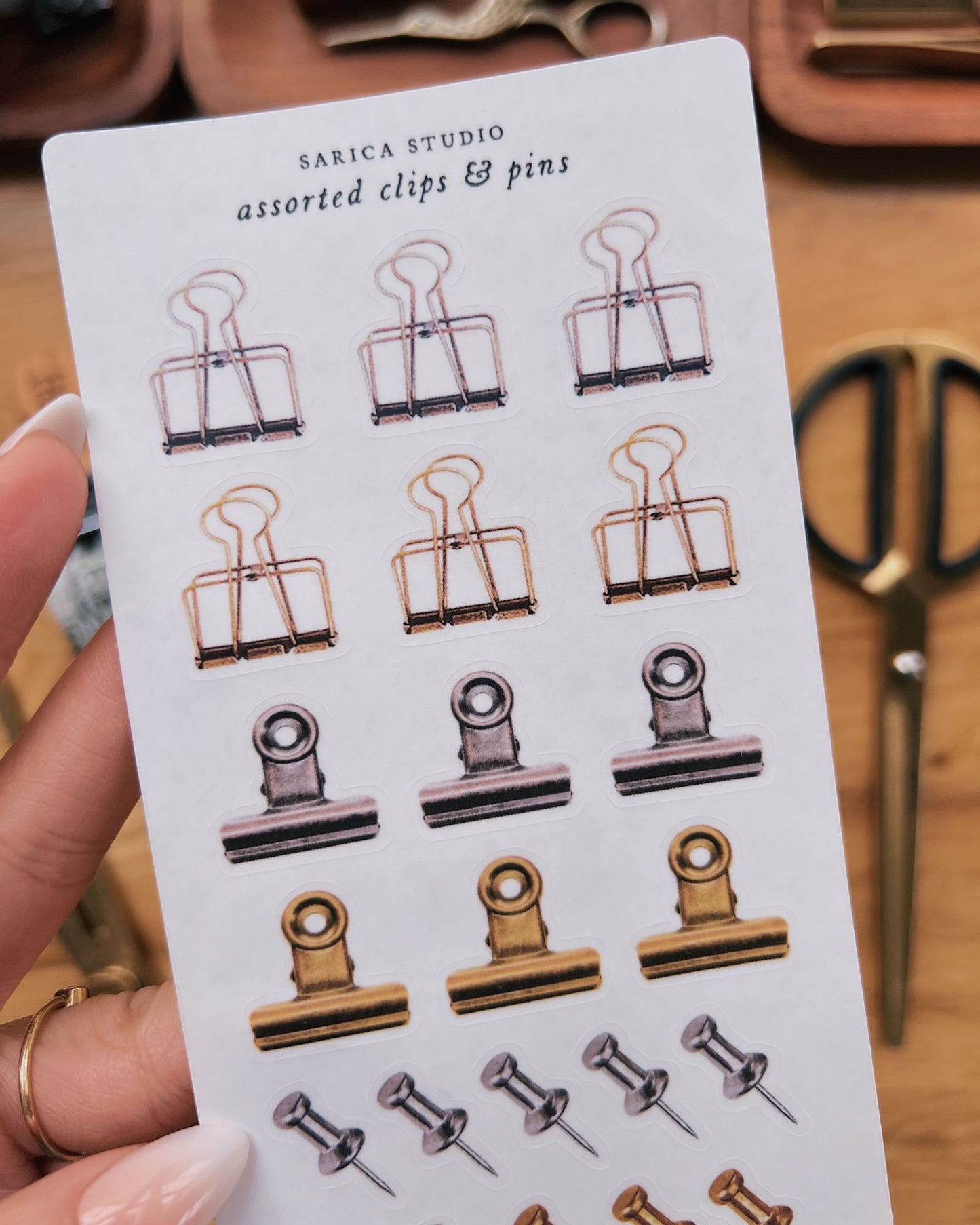 Sarica Studio Stickers - Clips & Pins