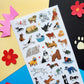 Faire Stickii Sticker Sheet - Pawsome Pups