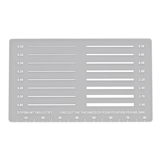 Dominant Industry MM Pad - Fountain Pen Thickness Gauge