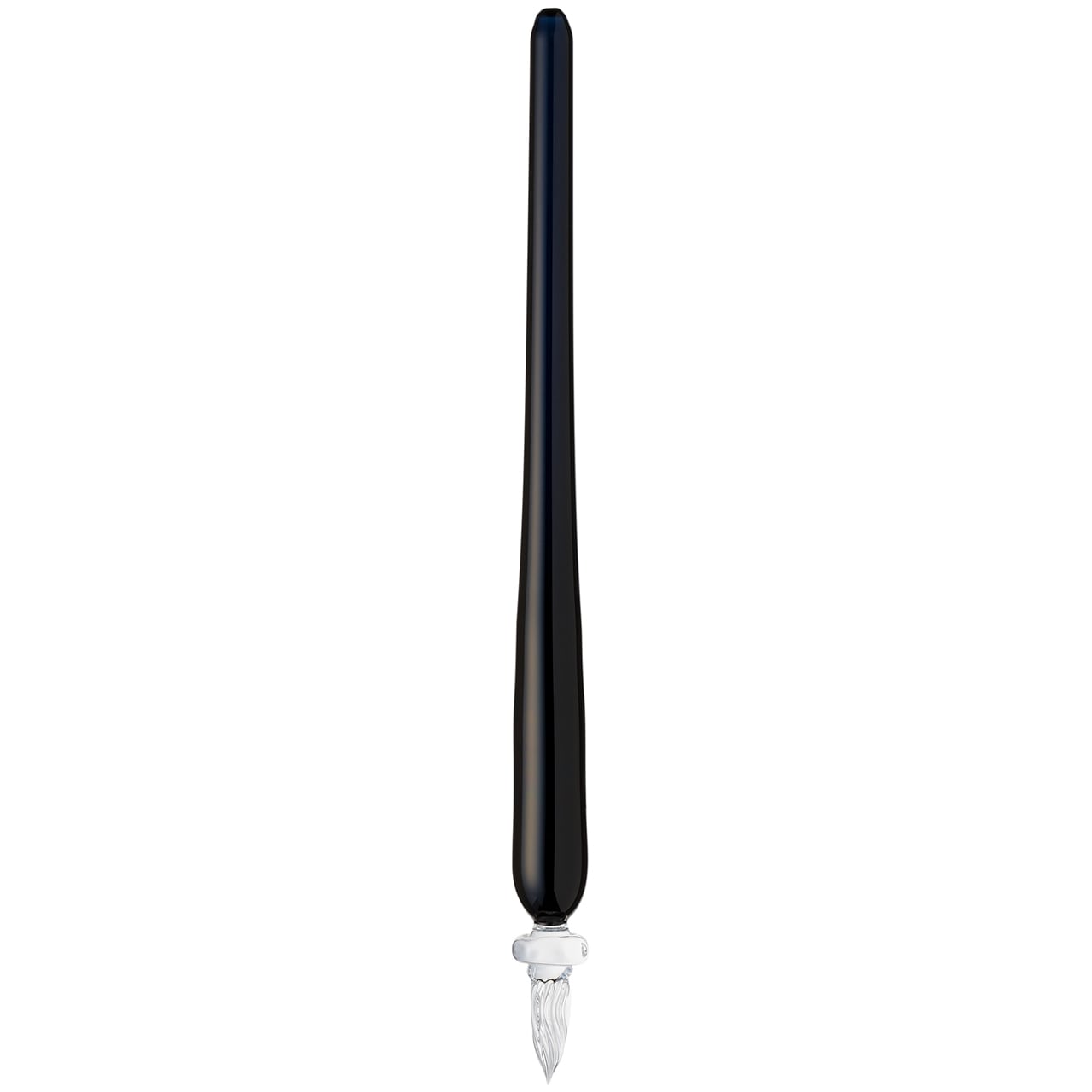 Glass Studio Matsubokkuri Glass Pen - Monochrome Black Porcelain (Medium)