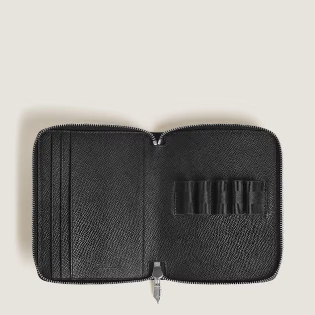 Montblanc Sartorial Zippered 5-Pen Pouch - Tweed Blue