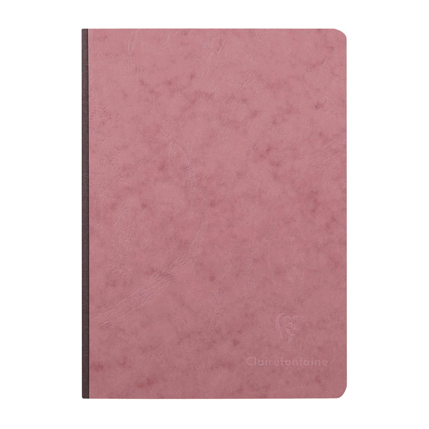 Clairefontaine #795466 Basics Lined Clothbound with Elastic Enclosure A5 Notebook (6 x 8.25) - Pink
