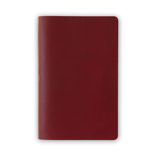 PLOTTER Bible Size Liscio 6-Ring Leather Binder - Red Brown (Limited Edition BOX)