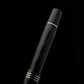 Leonardo Audace Guillochè Fountain Pen - Black Intense (14K Gold #8) (Limited Edition)