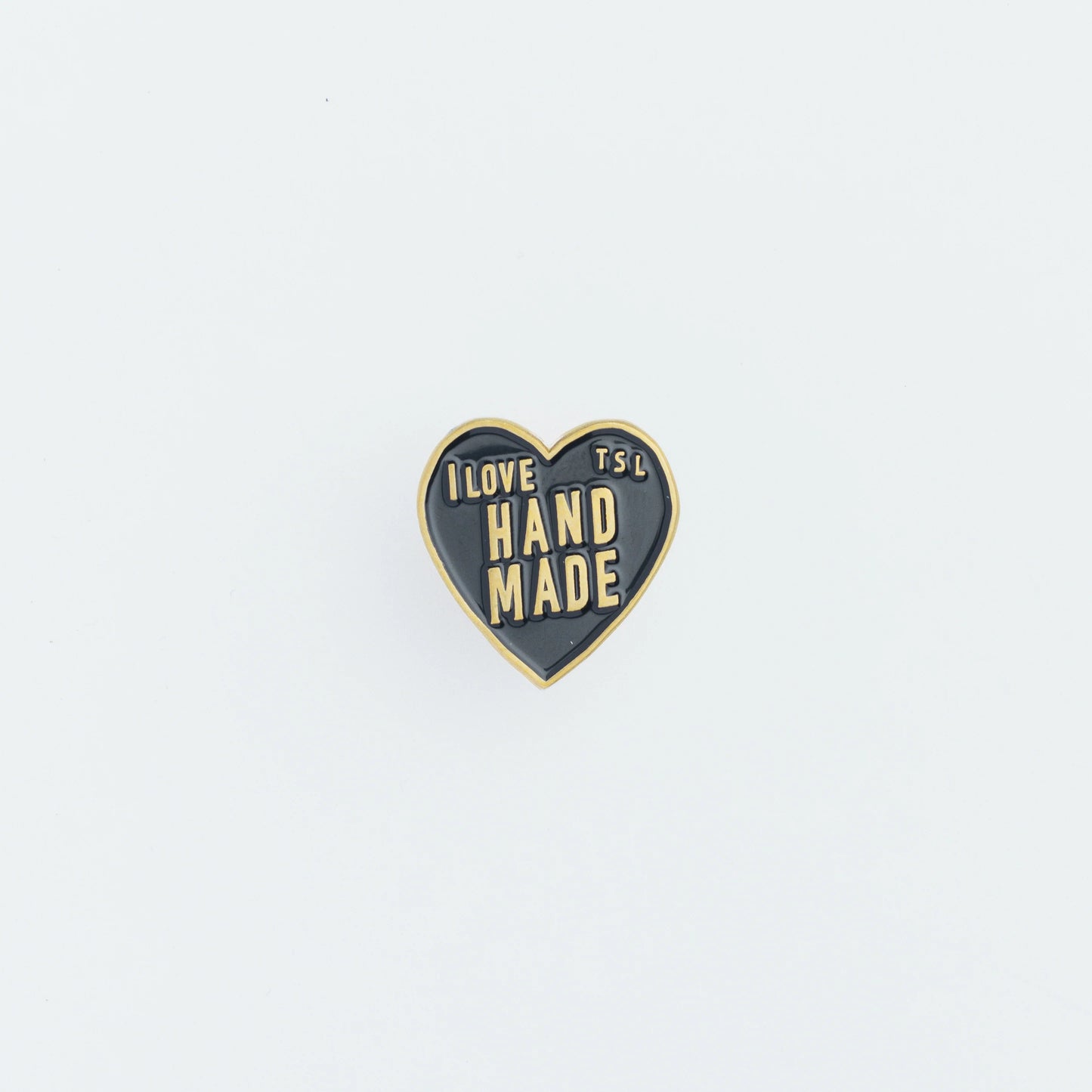 The Superior Labor Heart Logo Pin - Black