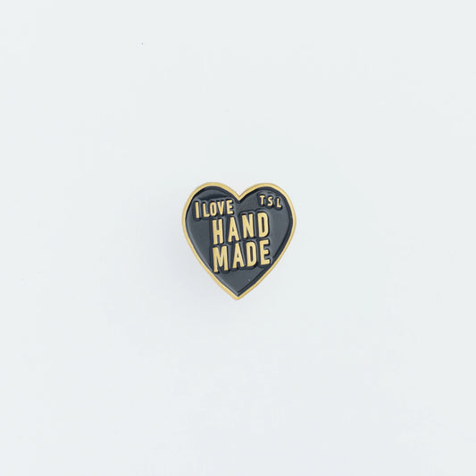 The Superior Labor Heart Logo Pin - Black