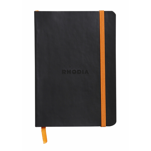 Rhodia Rhodiarama A6 Soft Webnotebook - Black (Dot Grid)