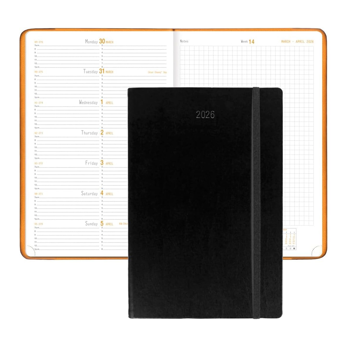 Rhodia 2026 Webplanner Weekly Planner - Black