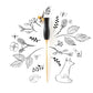 Tom's Studio Bloom Calligraphy Pen - Black (Oblique)