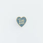 The Superior Labor Heart Logo Pin - Blue Gray