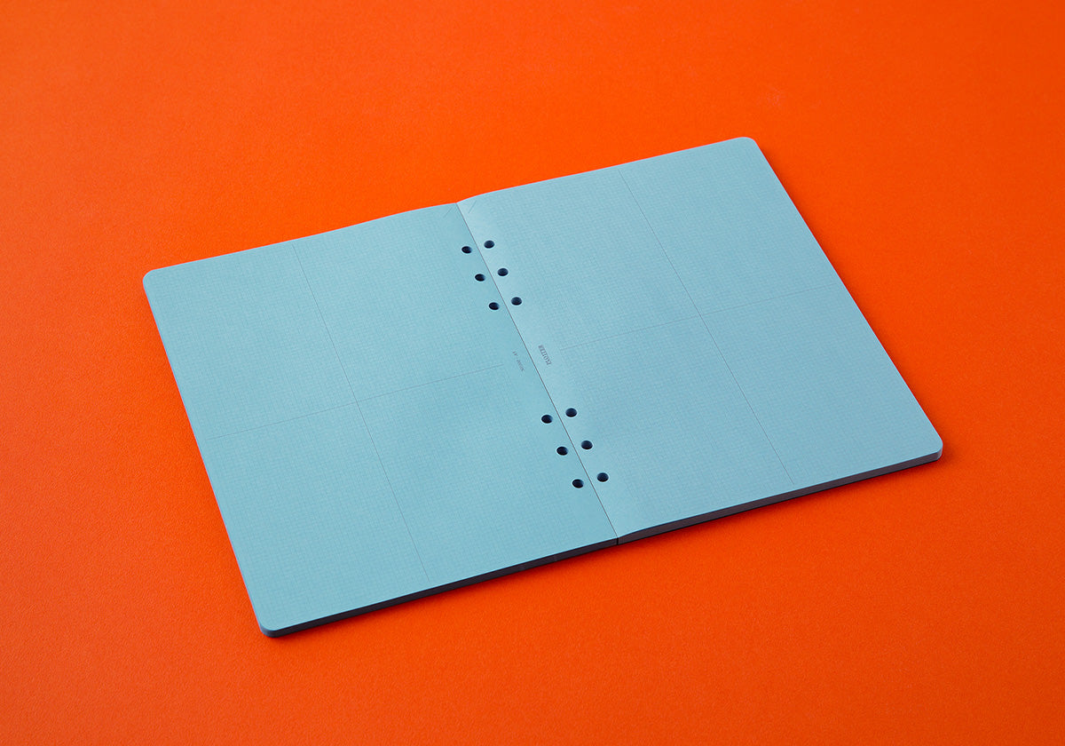 PLOTTER Refill Blue Paper 2mm Grid Quadrant Graph (80 sheets) - A5 Size