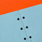 PLOTTER Refill Blue Paper 2mm Grid Quadrant Graph (80 sheets) - Mini Size
