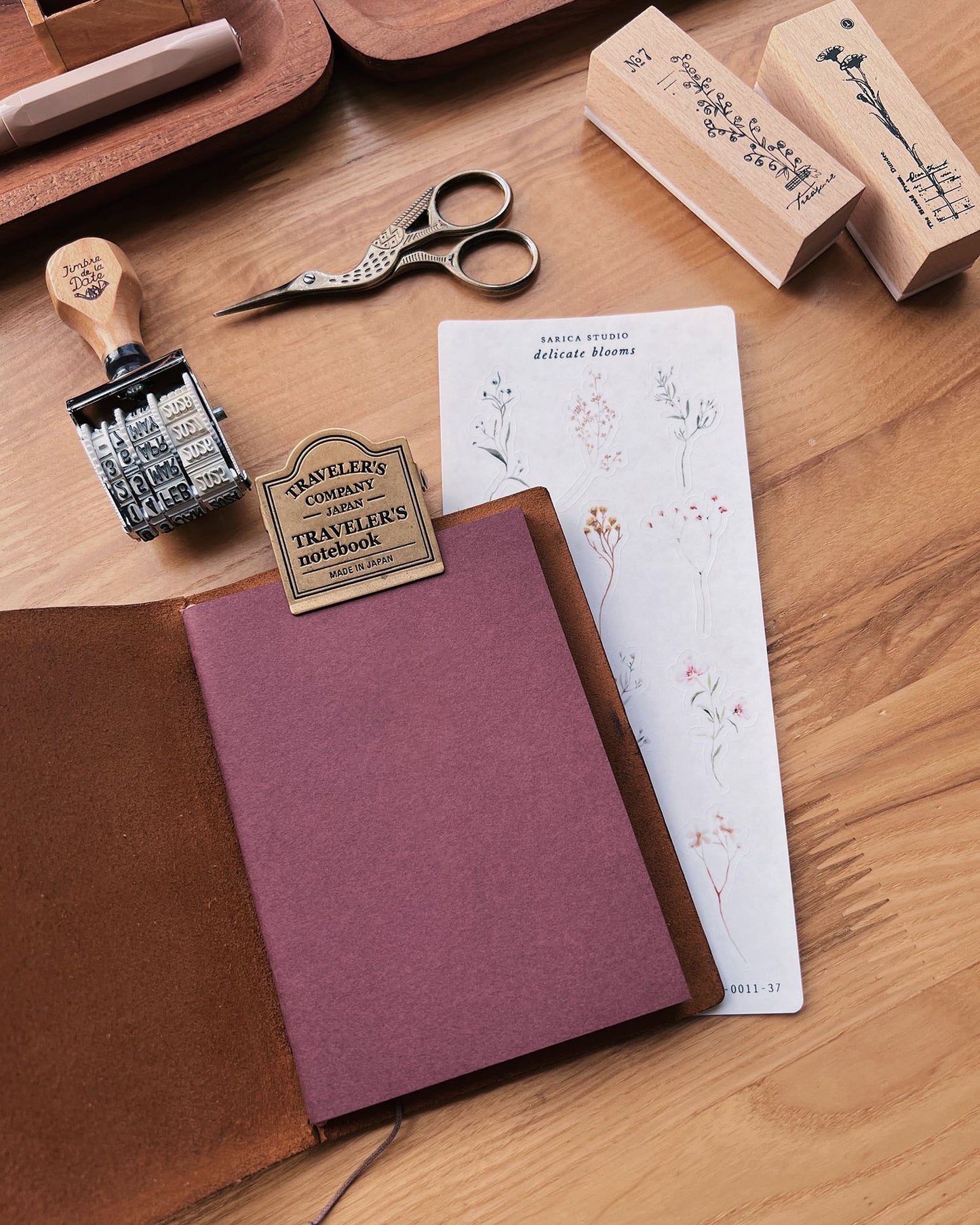 Sarica Studio Passport TN Notebook - Bordeaux