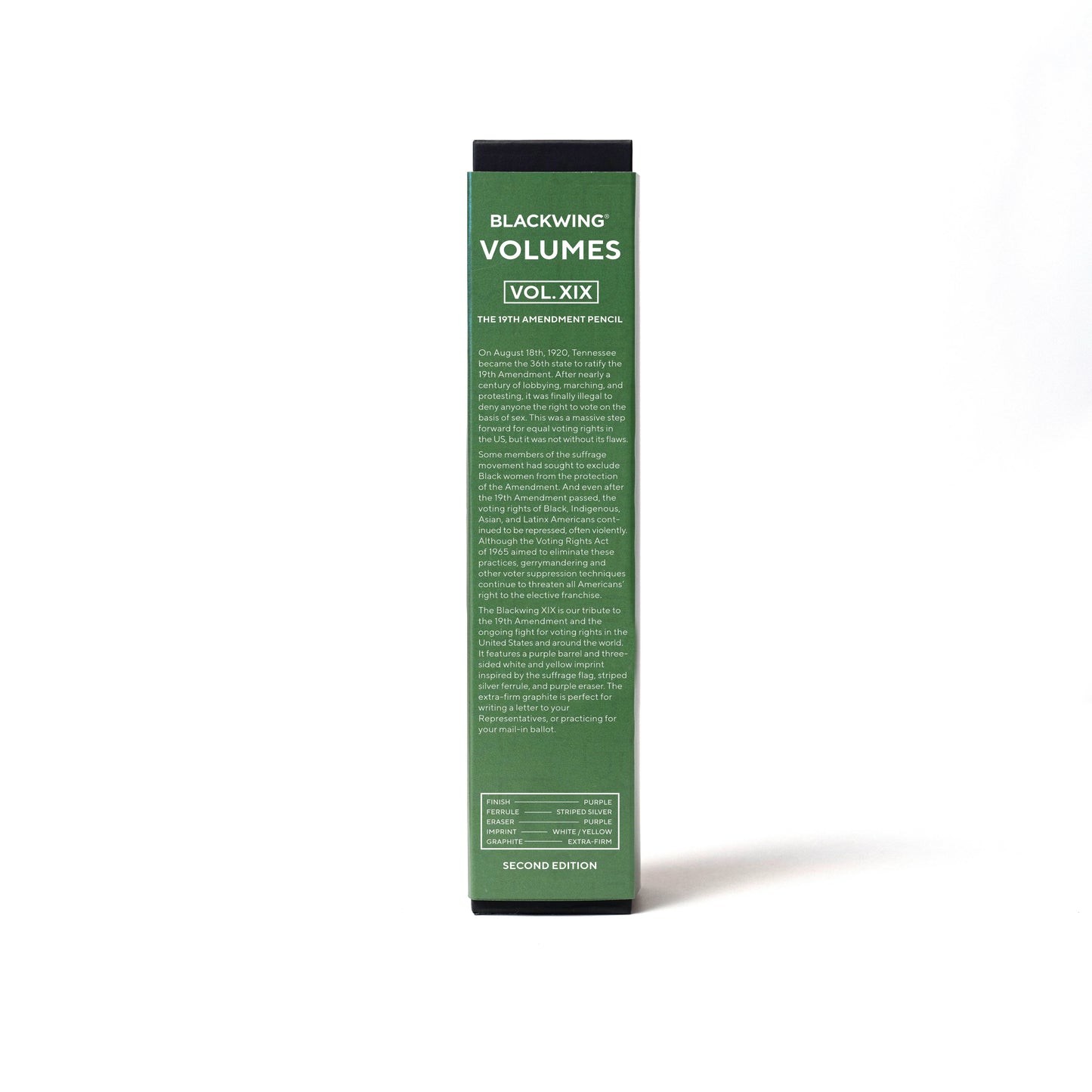 Blackwing Volume XIX 2024 - Tribute to 19th Amendment and Voting Rights Second Edition (Extra-Firm Set of 12)