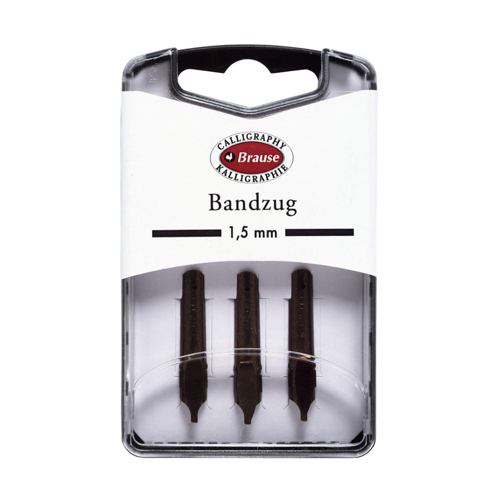 Brause Bandzug Calligraphy Nibs (Set of 3)