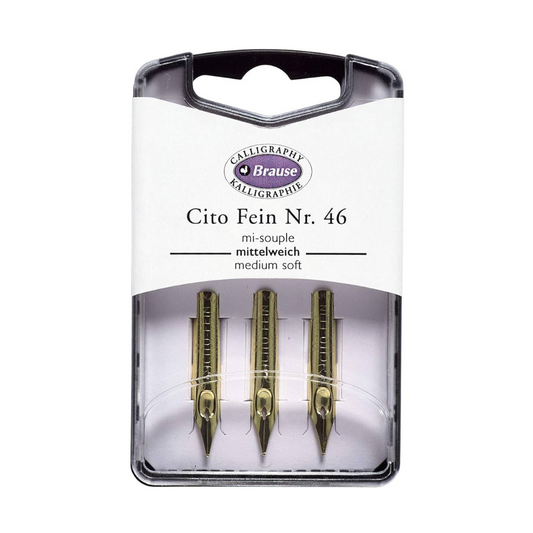 Brause Cito Fein Calligraphy Nibs (Set of 3)