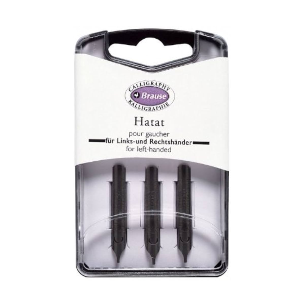 Brause Hatat Arabic/Left-Handed Calligraphy Nibs (Set of 3)