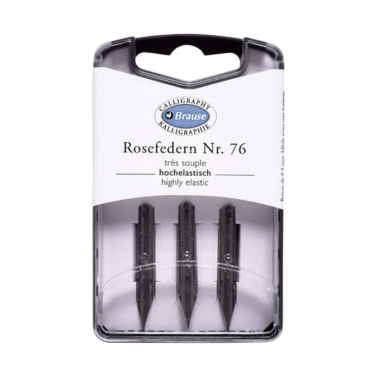 Brause Rose Flexible Fine Calligraphy Nibs (Set of 3)
