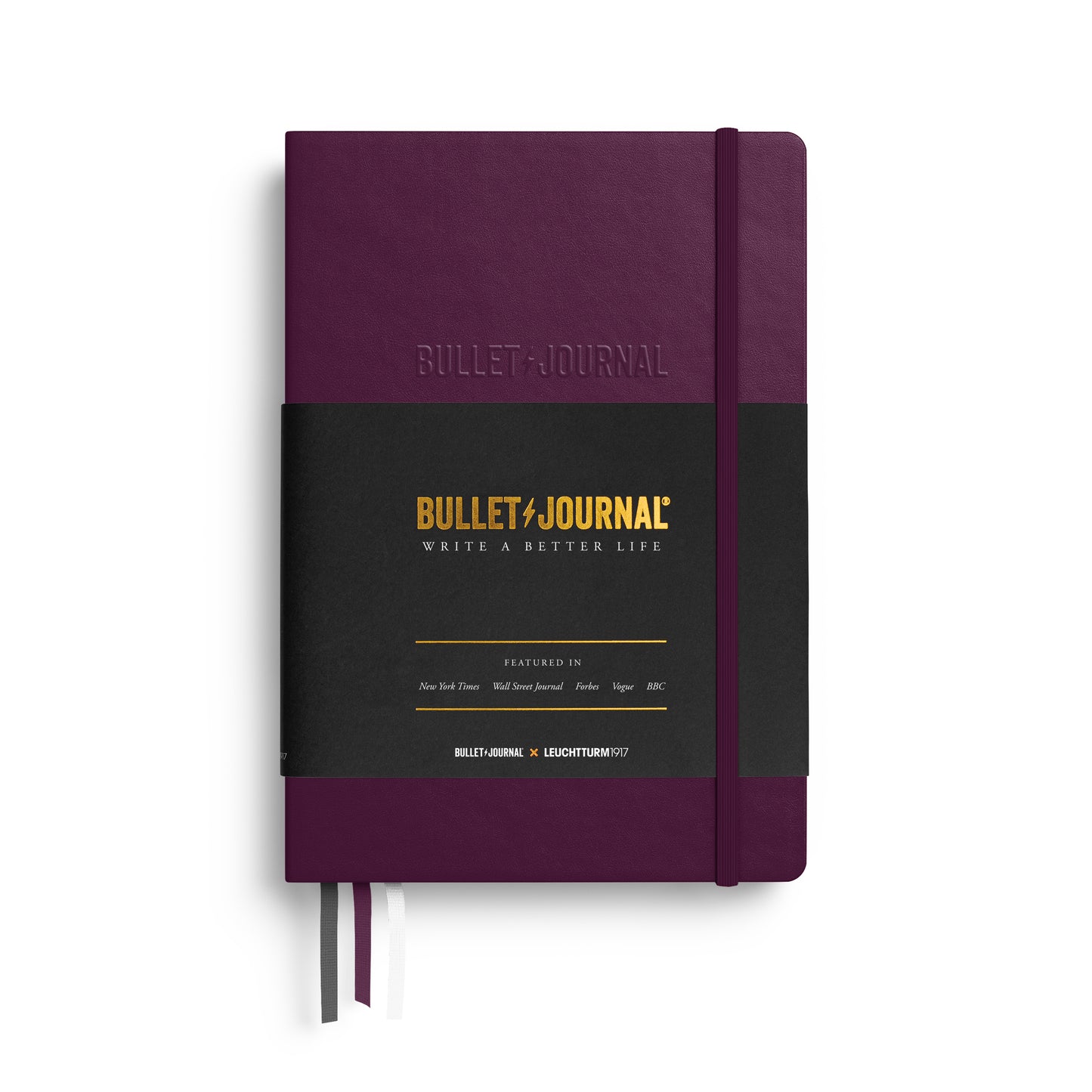 Leuchtturm1917 Bullet Journal Edition 2 A5 Hardcover Dotted Notebook - Purple