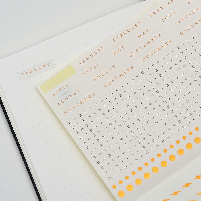 Leuchtturm1917 Bullet Journal Edition 2 A5 Hardcover Dotted Notebook - Purple