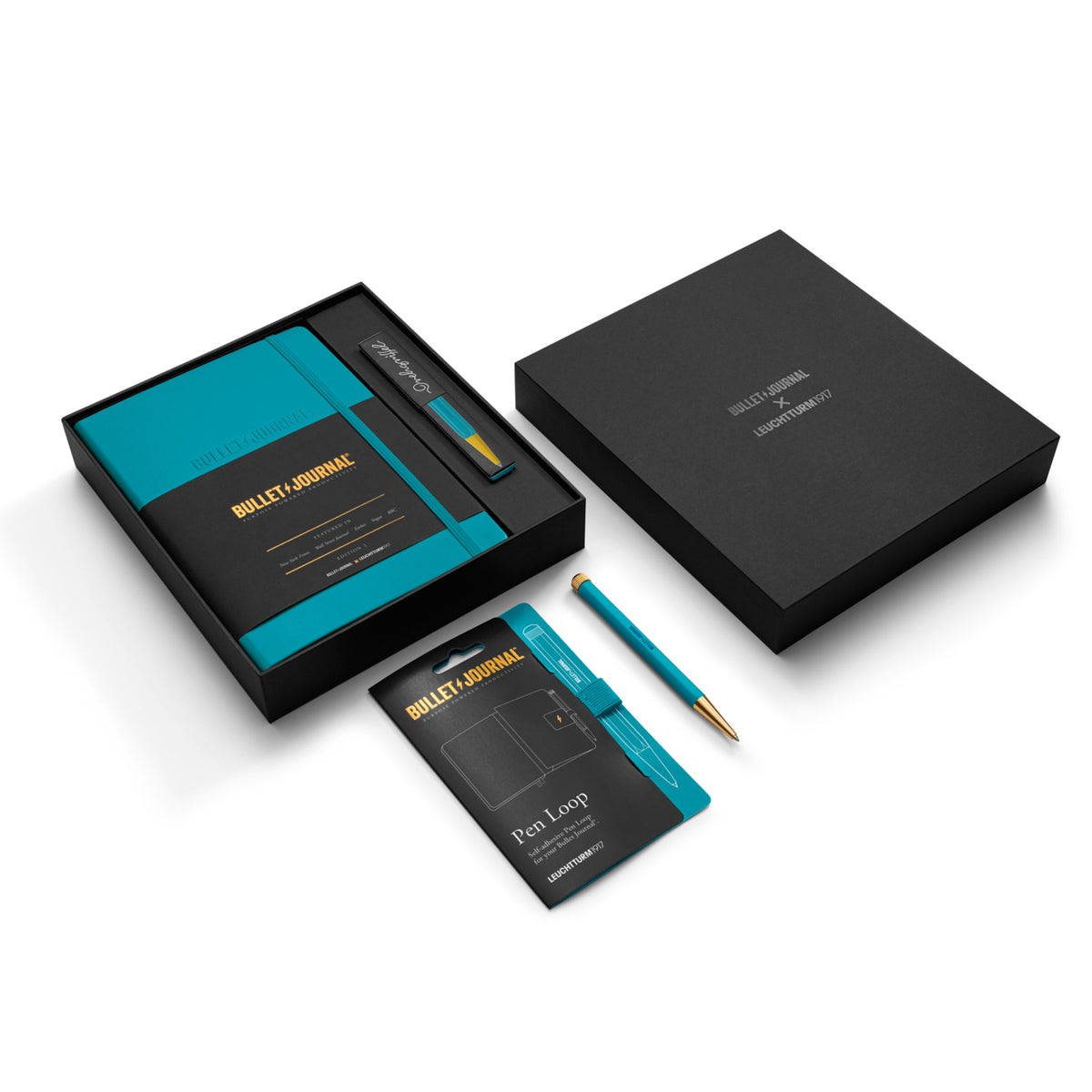 Leuchtturm1917 Bullet Journal Collector’s A5 Hardcover Notebook Set - Turquoise
